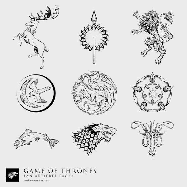 Game of Thrones Sigil Collection Vector